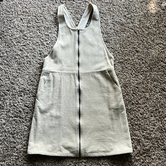 Cozy Casual Dresses & Skirts - Cozy Casual Corduroy Zip-Up Jumper, Women’s Size Small